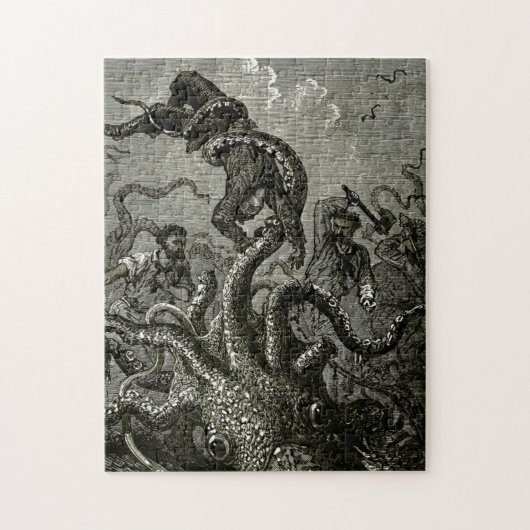 Kraken uit 20000 onder het Zee Legpuzzel (Verticaal)