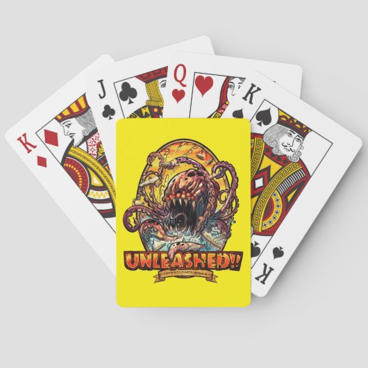 Kraken Unleashed-afspeelkaarten Pokerkaarten (Achterkant)