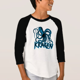 Kraken - Viking's octopusmonster op een T-shirt