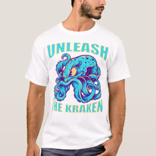 Kraken Zee Monster  ontketenen de Kraken Gian T-shirt