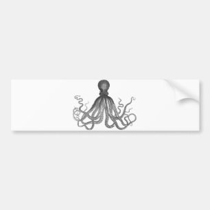 Kraken - Zwarte Reuzenoctopus / Cthulu Bumpersticker