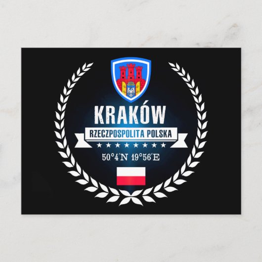 Kraków Briefkaart (Voorkant)