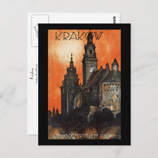 Krakow Briefkaart (Voorkant / Achterkant)