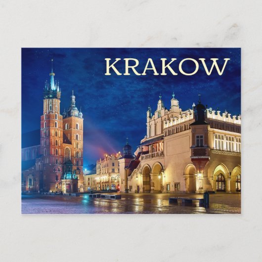 Krakow, Briefkaart Polen (Voorkant)