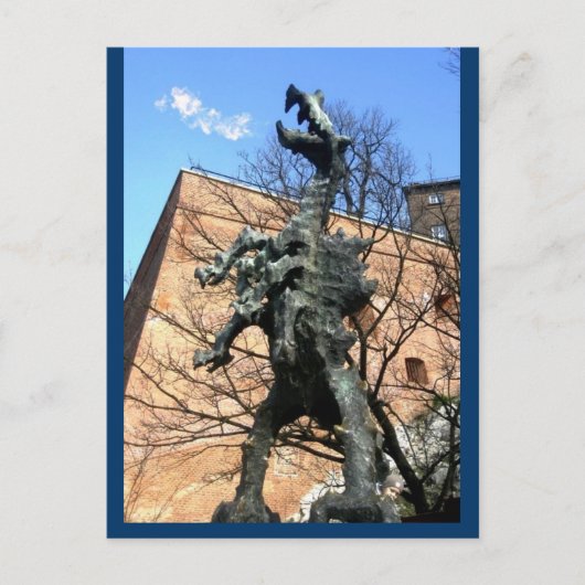 Krakow Dragon Briefkaart (Voorkant)