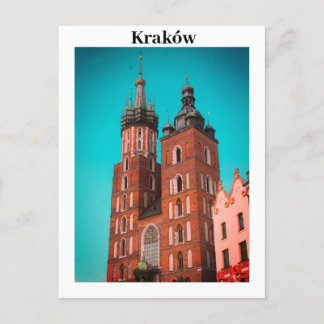 Krakow Europe Poland Polska Old Town Briefkaart