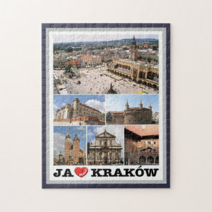 Kraków - I Love - Polen - Legpuzzel