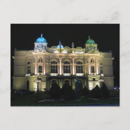 Kraków Juliusz Słowacki Theater. Briefkaart