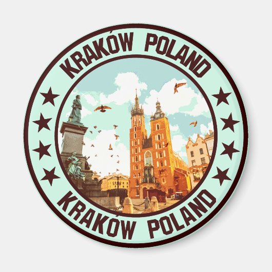 Kraków Magneet (Voorkant)