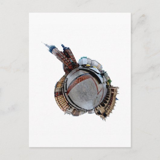 Krakow "Miniplaneet" Briefkaart (Voorkant)