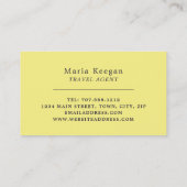 Kraków Old Town, Polen, reisagent Visitekaartje (Achterkant)