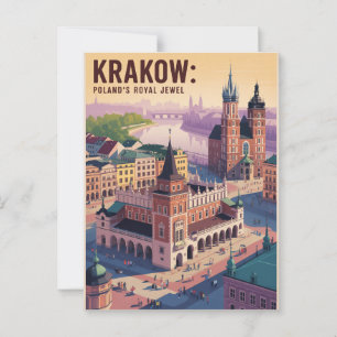Krakow Poland Briefkaart