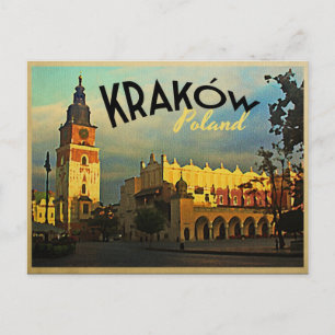 Krakow Poland Briefkaart