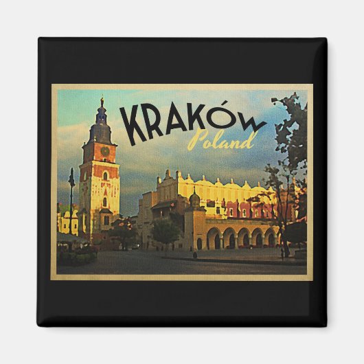 Krakow Poland Magneet (Voorkant)
