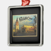 Krakow Poland Metalen Ornament (Links)
