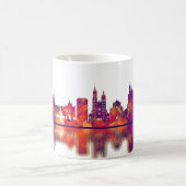 Krakow Poland Skyline Koffiemok (Center)