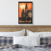 Krakow Polen -  Pools reisposter Canvas Afdruk (Insitu (Slaapkamer))
