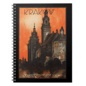 Krakow Polen - Pools reisposter Notitieboek (Voorkant)