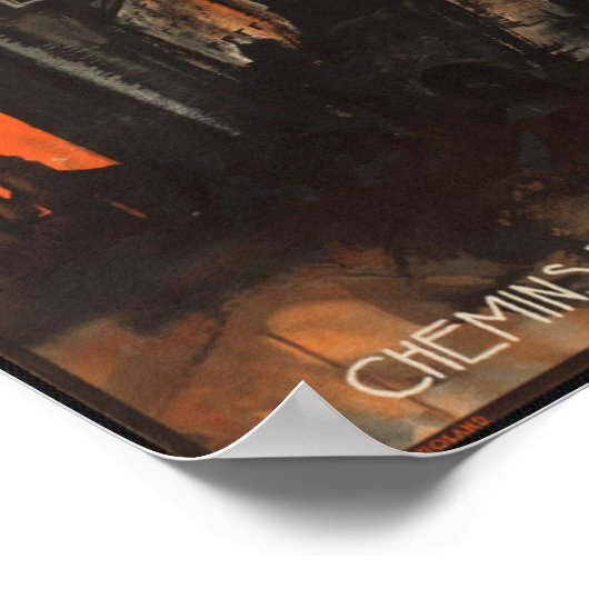 Krakow Polen - Pools reisposter Poster (Hoek)