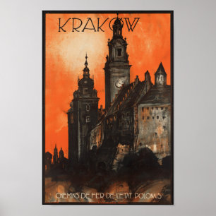 Krakow Polen -  Pools reisposter Poster