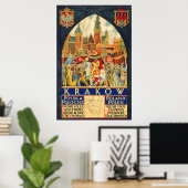 Krakow Polska Pologne Polen Poster (Thuiskantoor)