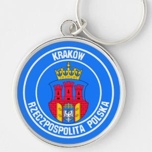 Kraków Round Emblem Sleutelhanger