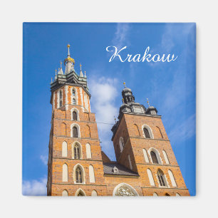 Krakow, St Marys kerk, Polen, magneet