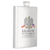 Krakusy Poolse Amerikaanse Maatschappij Flask Flacon (Rechts)