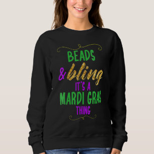 Kralen & Bling Het is een Mardi Gras-ding Koel_5 Trui