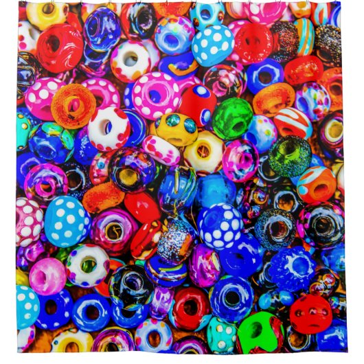 kralen douchegordijn (Voorkant)