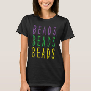 kralen kralen retro mardi gras kraal Ketting T-shirt