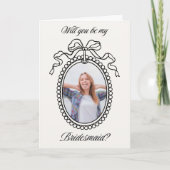  kralen Lijst met boog bruidsmeisje voorstel (Voorkant)