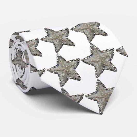 KRALEN STAR SEQUENCE NECKTIE STROPDAS (Opgerold)
