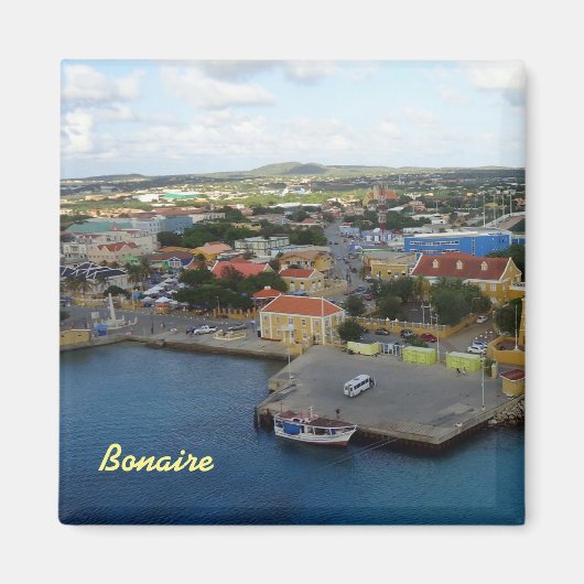 Kralendijk Harborfront Magneet (Voorkant)