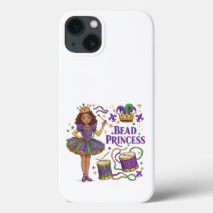 Kralenprinses - Mardi Gras iPhone 13 Hoesje