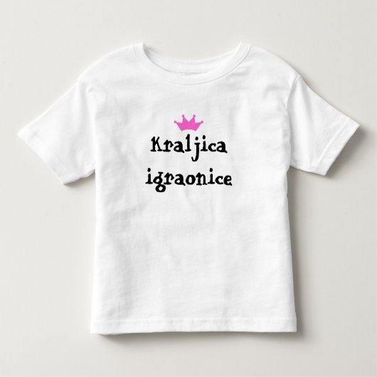 Kraljica igraonice kinder shirts (Voorkant)
