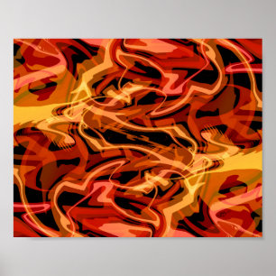 Kramble Eggs & Peppers Poster