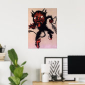  Krampus Art Poster (Thuiskantoor)