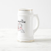 Krampus Beer Stein Bierpul (Voorkant rechts)