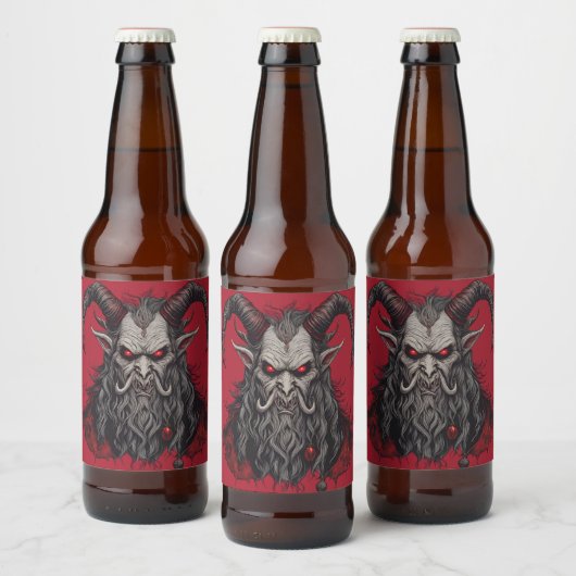 Krampus Bier Etiket (Flessen)