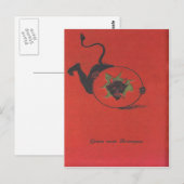 Krampus Briefkaart (Voorkant / Achterkant)