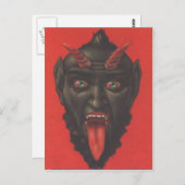 Krampus Briefkaart (Voorkant / Achterkant)