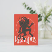 Krampus Briefkaart (Staand voorkant)