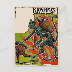 Krampus Briefkaart