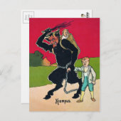  Krampus Briefkaart (Voorkant / Achterkant)