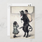  Krampus Briefkaart (Voorkant / Achterkant)