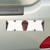  krampus bumpersticker (Op auto)