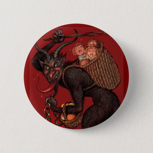 Krampus Button (Voorkant)