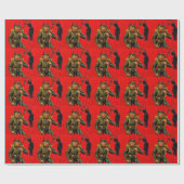 Krampus Cadeaupapier (Vlak)