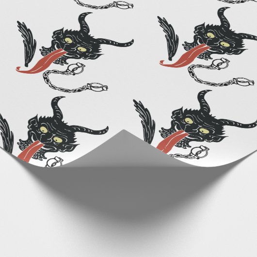 Krampus Cadeaupapier (Hoek)